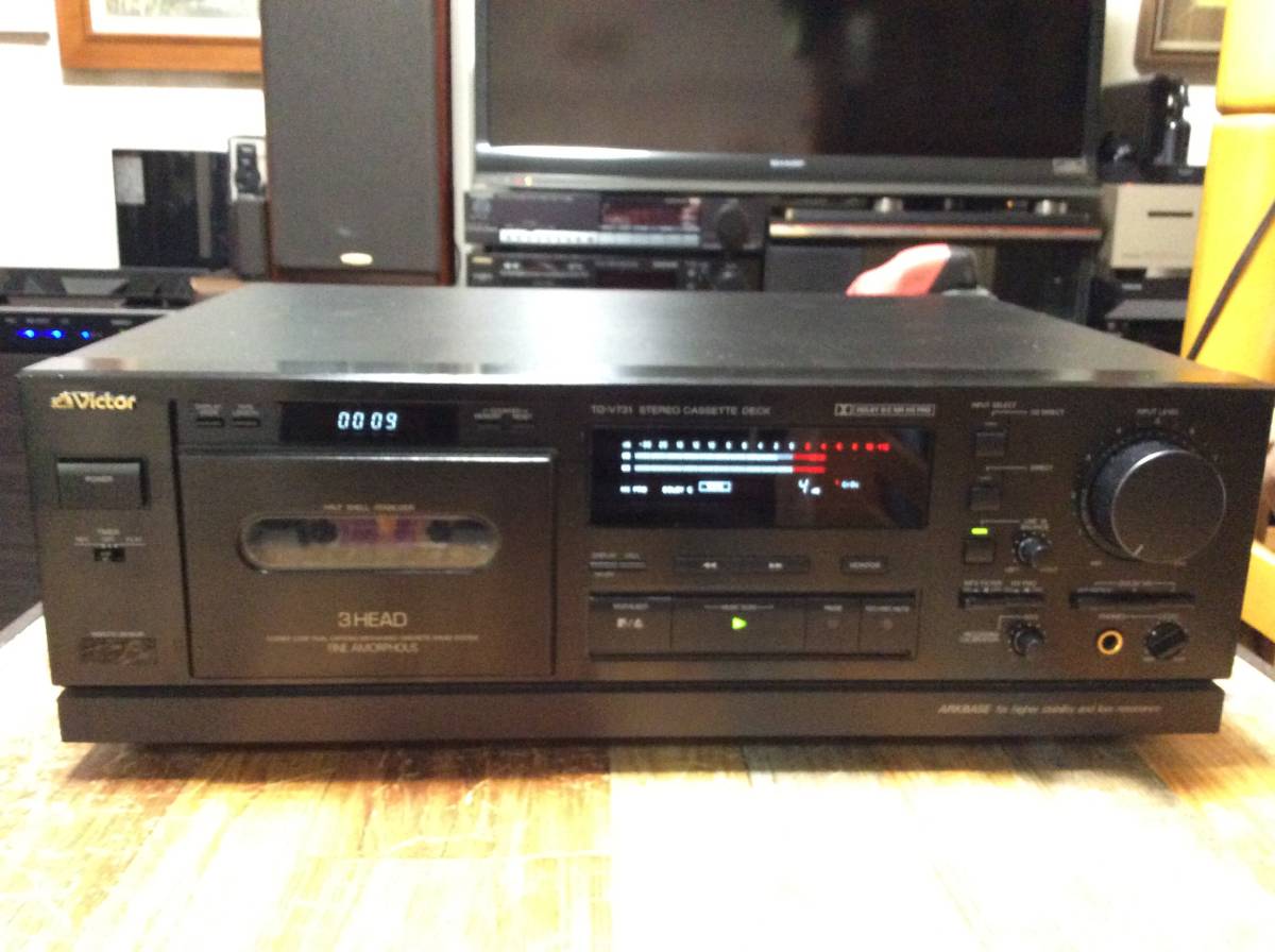 シ*ー様 VICTOR TD-V731 動作品 Victor TD-V731・取説付き オーディオ機器 カセットデッキ