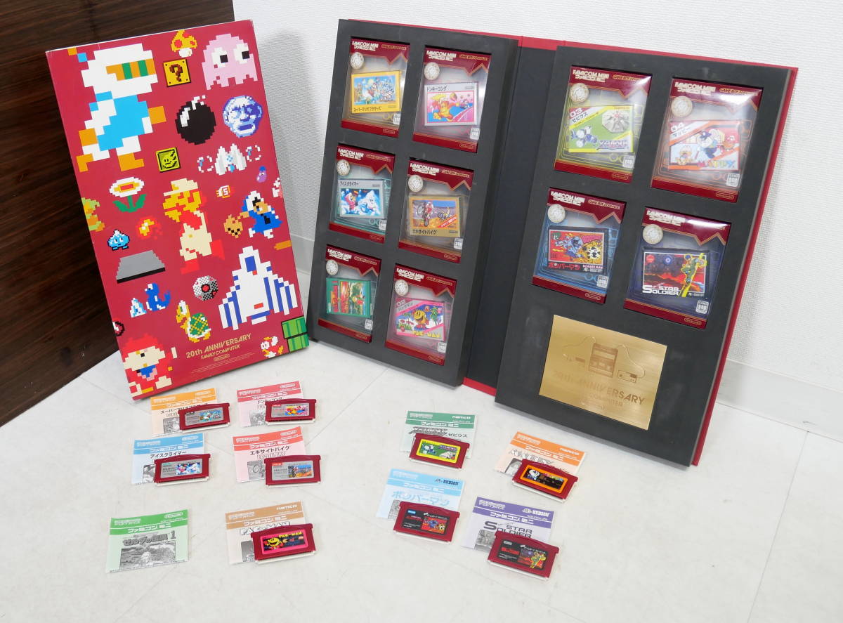 △(R512-B98)状態美品 任天堂 GBA ファミコンミニ 20thアニバーサリー