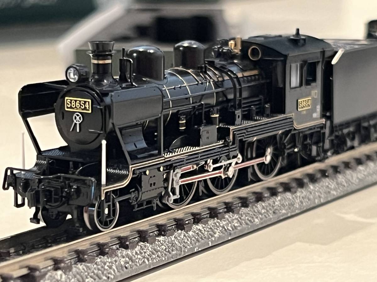 4両セット SL人吉 鉄道模型 58654＋50系 室内灯完備！！ 58654+50系