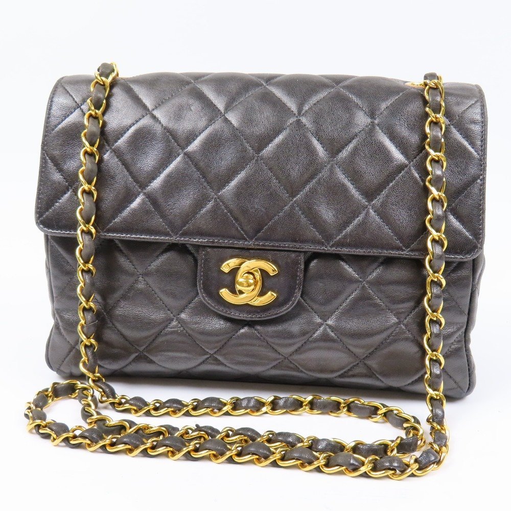68075★1円スタート★CHANEL シャネル 極美品 ターンロック マトラッセ チェーンショルダーバッグ ヴィンテージ ラムスキン ブラック – パルファム アンバー シャネル(CHANEL) |公式関西国際空港 (CHANEL