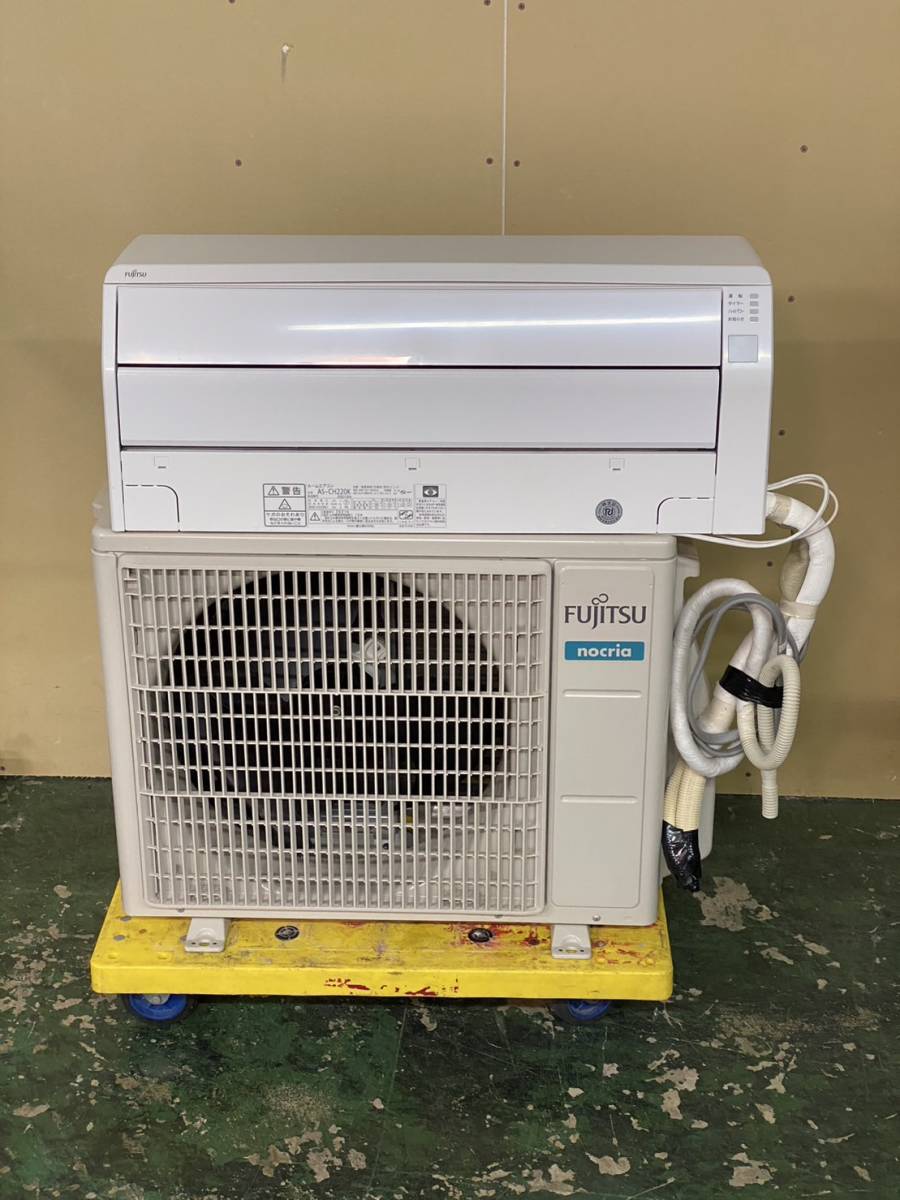 R 　確認用画面になります。 富士通 ルームエアコン 室内機 AS-CH220K 室外機 AO-CH220K 2021年製