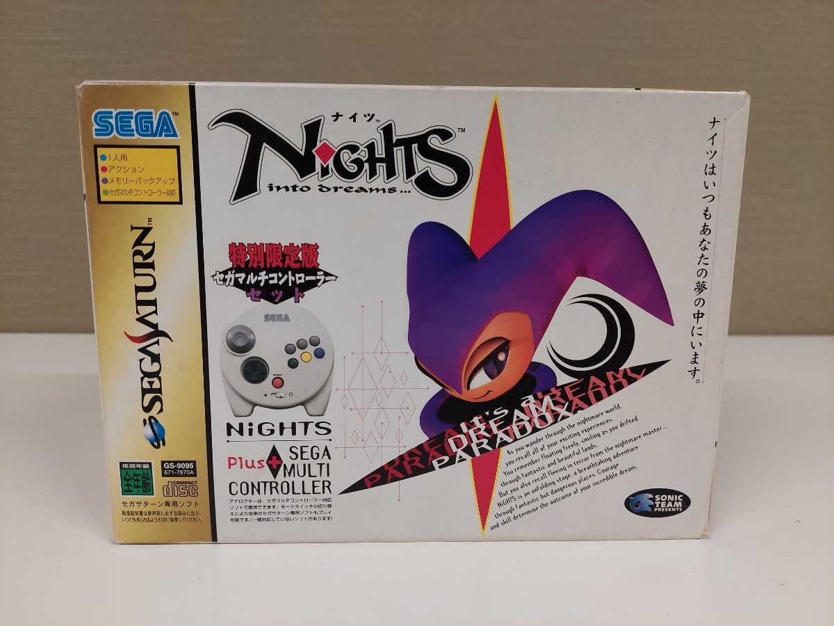 未使用品】SEGA セガサターンソフト 特別限定版 Nights ナイツ マルチ