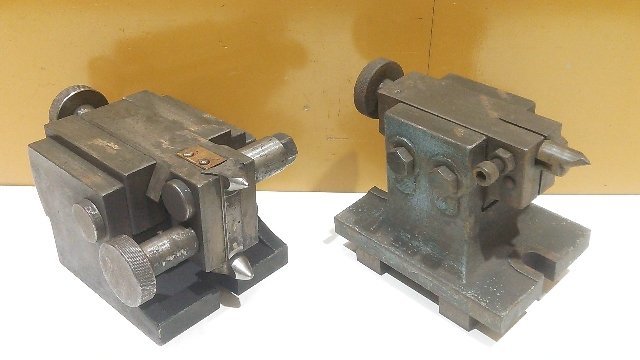 【1円スタート！】芯押し台 テールストック 2台セット 旋盤 ※詳細不明 A9244