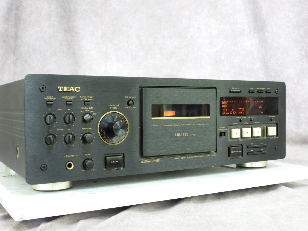 TEAC ☆TEAC/ティアック カセットデッキ V-6030S ☆ジャンク