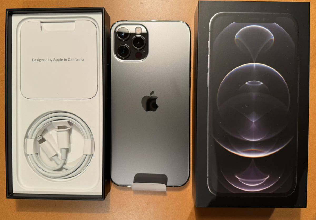 Apple iPhone 12 Pro 256GB グラファイト SIMフリー バッテリー容量90%