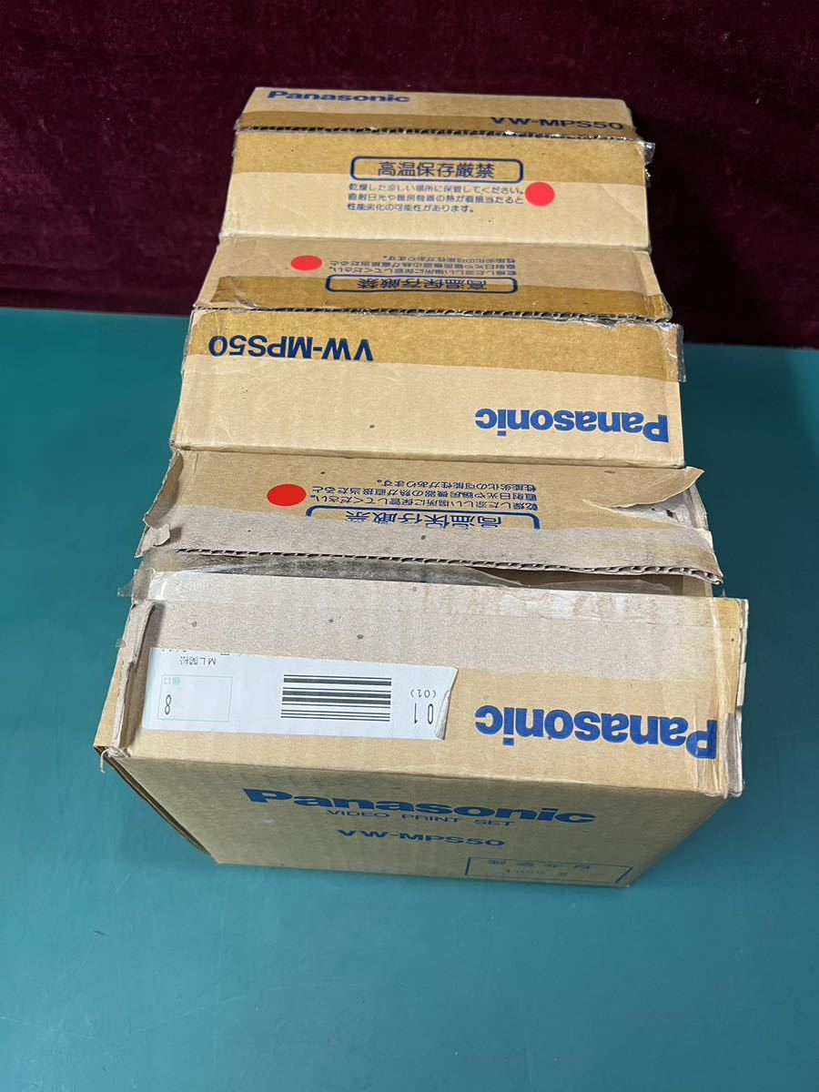 未使用品 Panasonic VW-MPS50 ビデオプリントセット はがきタイプ標準
