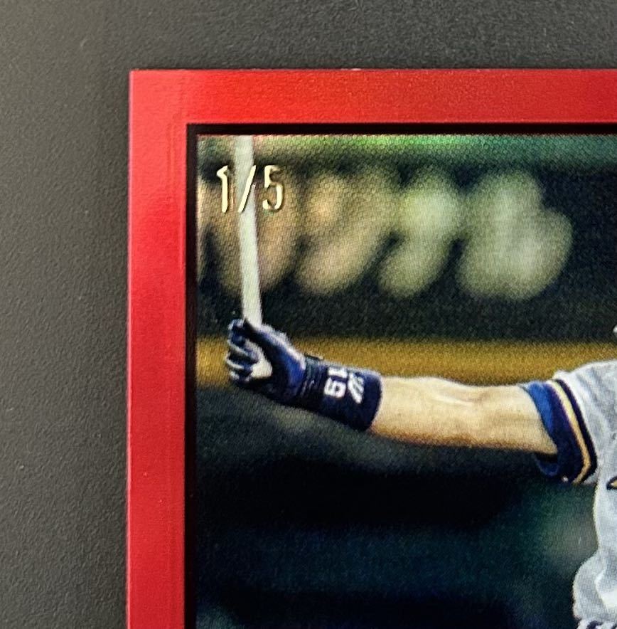イチロー オリックス 1/5枚限定 直筆サインカード 2023 Topps Chrome