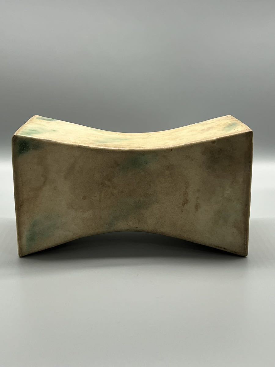 中国 唐時代☆三彩枕 時代美品 文化遺産オンライン 唐三彩 唐三彩陶枕