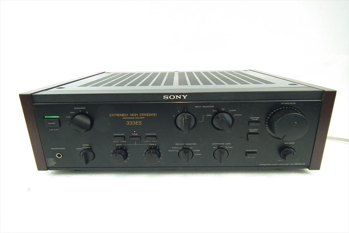 SONY TA-F333ESX ソニー プリメインアンプ 中古品 SONY TA-F333ESX ソニー - アンプ 07SONY 高価買取・販売 中古