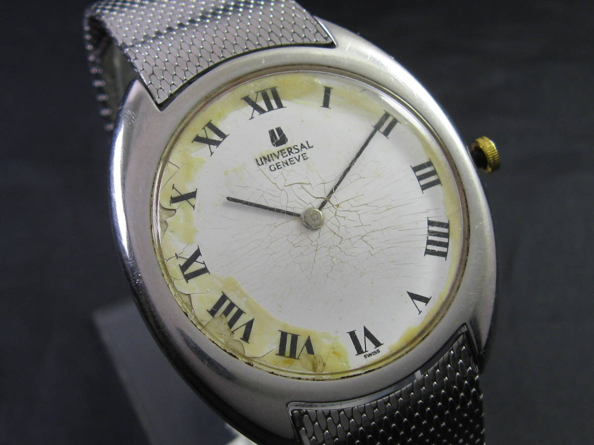 い*ご様 ヴィンテージ　UNIVERSAL GENEVE 手巻き時計　84211 UNIVERSAL GENEVE/ユニバーサル ジュネーブ ローマン Ref.ref.842111