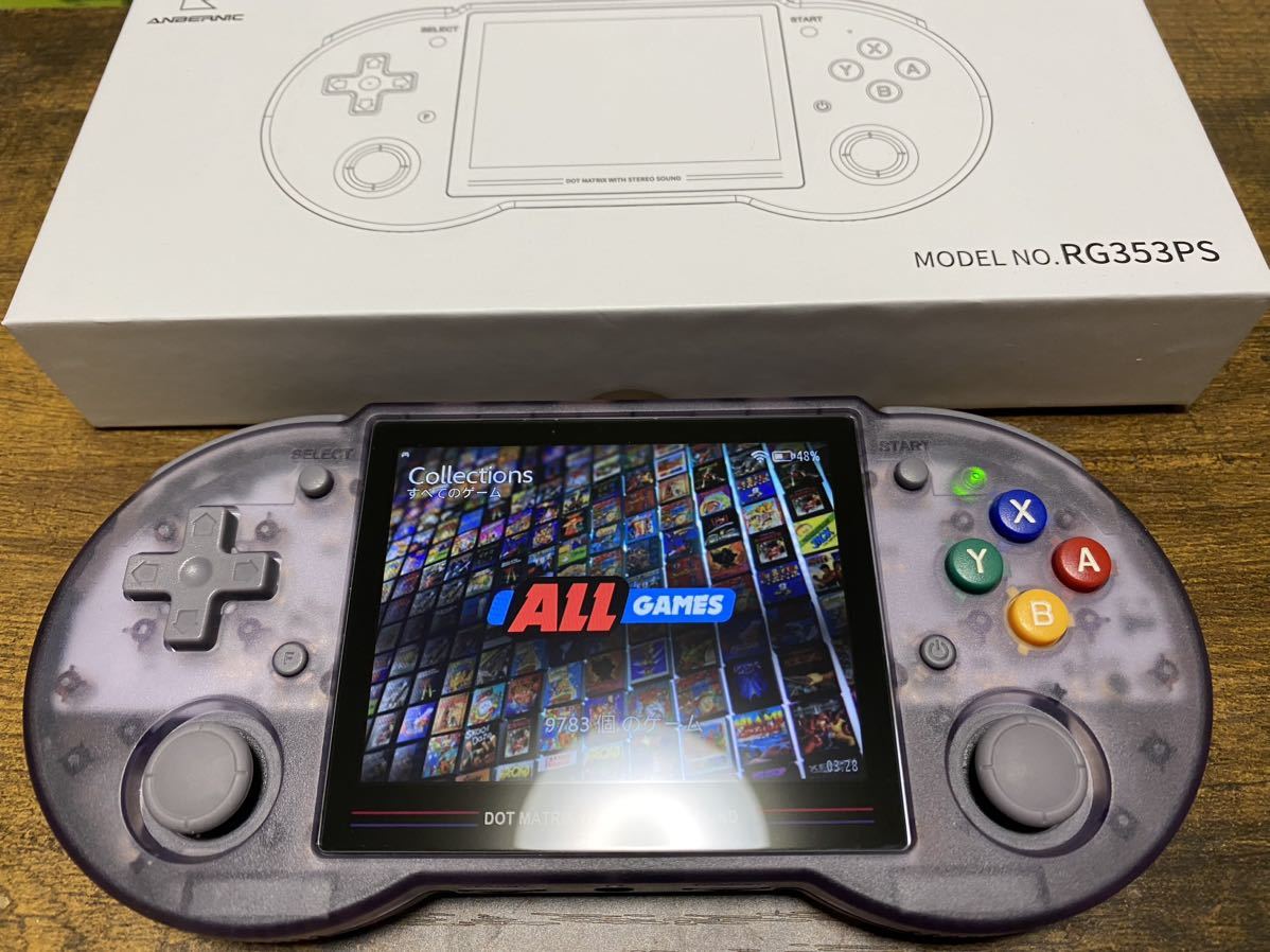 anbernic RG353PS クリアパープル ほぼ未使用