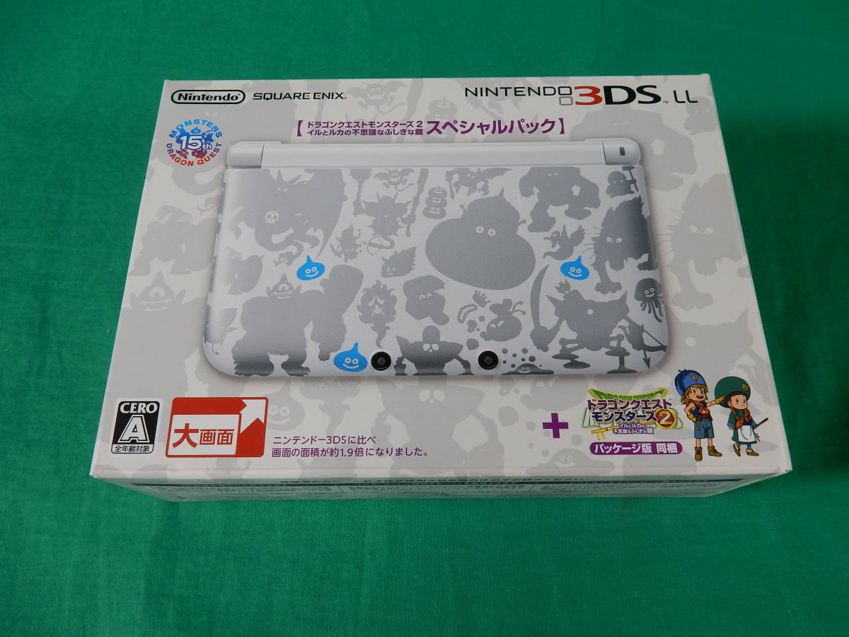60/Q456☆ニンテンドー3DSLL本体+ドラゴンクエストモンスターズ2  