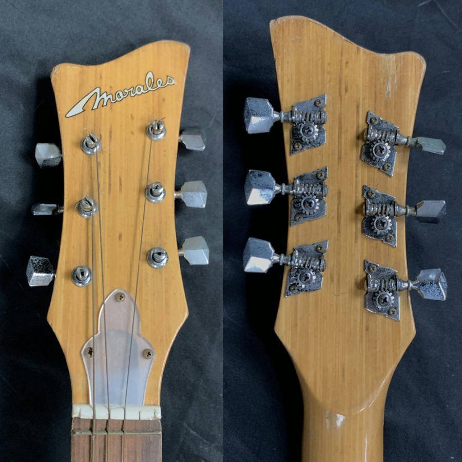 morales モラレス ESP-200 フルアコギター シリアルNo.032268 白系