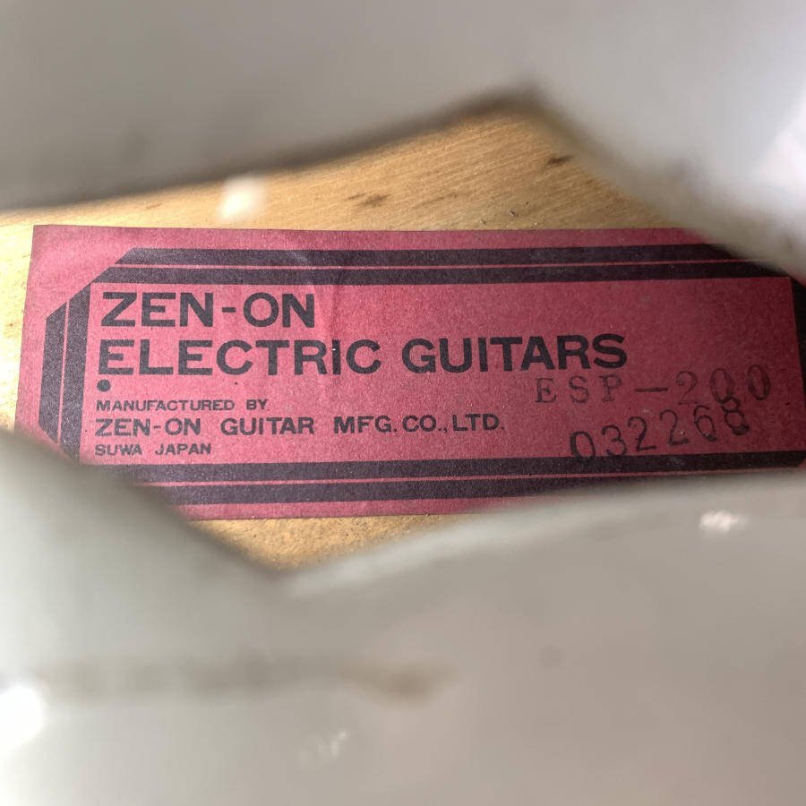 morales モラレス ESP-200 フルアコギター シリアルNo.032268 白系