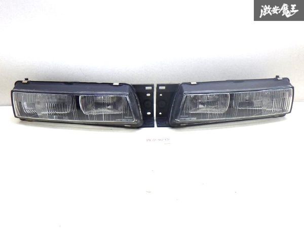 パーツ稀少！ S13シルビア 純正角目ヘッドライト 左右セット 新品