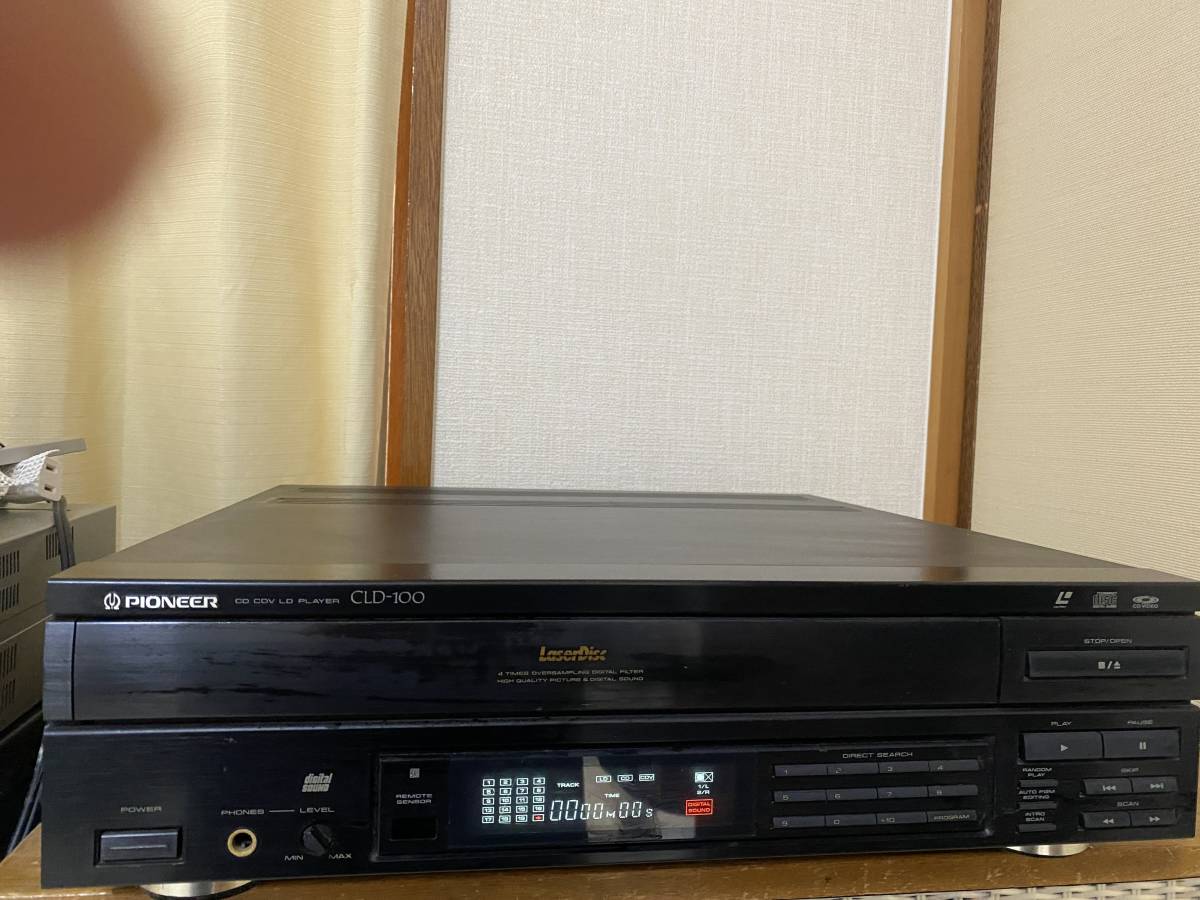 PIONEER LDプレイヤー CLD-100 稼働品 CLD-100 Pioneer レーザー 