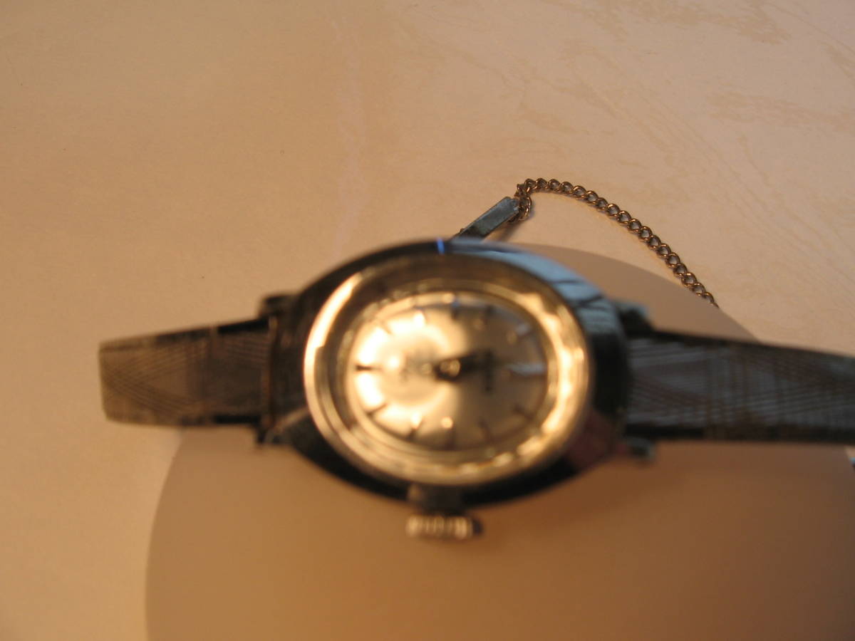 ラドー RADO エルフ K14WG 手巻き 0 シルバー文字 ELFE 腕時計 