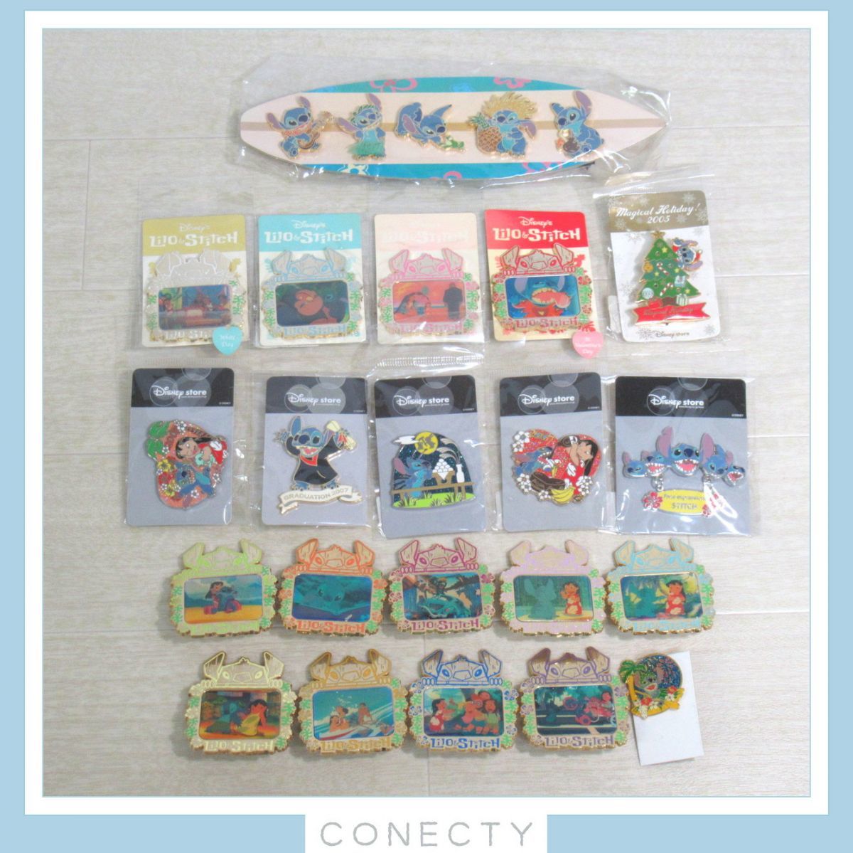 最安値，豊富な ディズニー リロ&スティッチ Lilo & Stitch ピンバッジ まとめて クリスマス 他 L3 SK(ディズニー)｜売買されたオークション情報、yahooの商品情報をアーカイブ公開 - オークファン その他