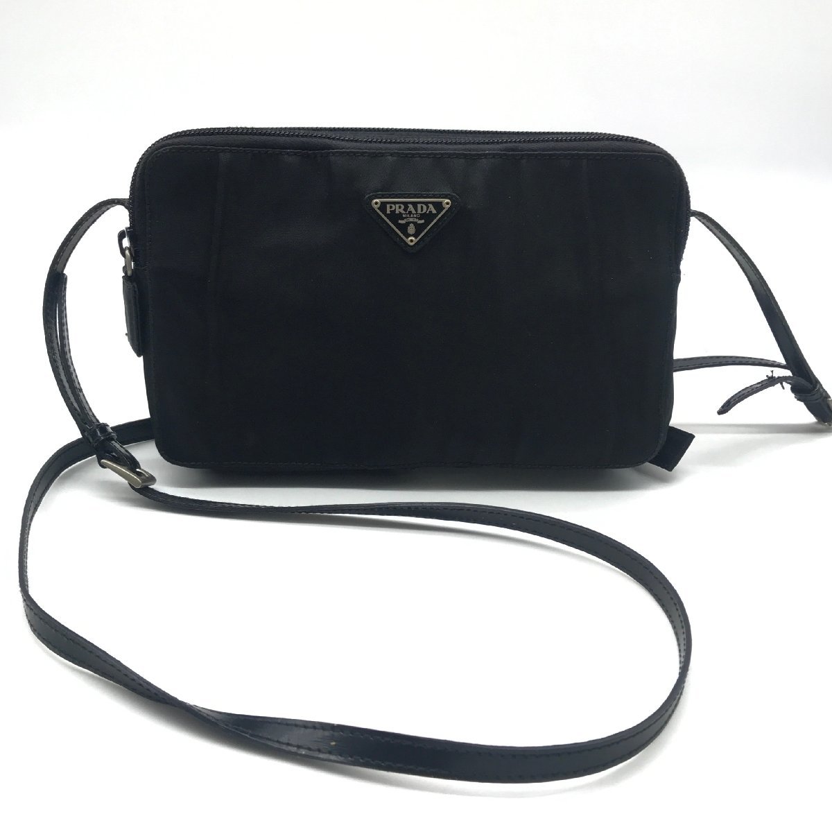 プラダ テスート PRADA 三角 ワンショルダーバッグ レザー 肩掛け