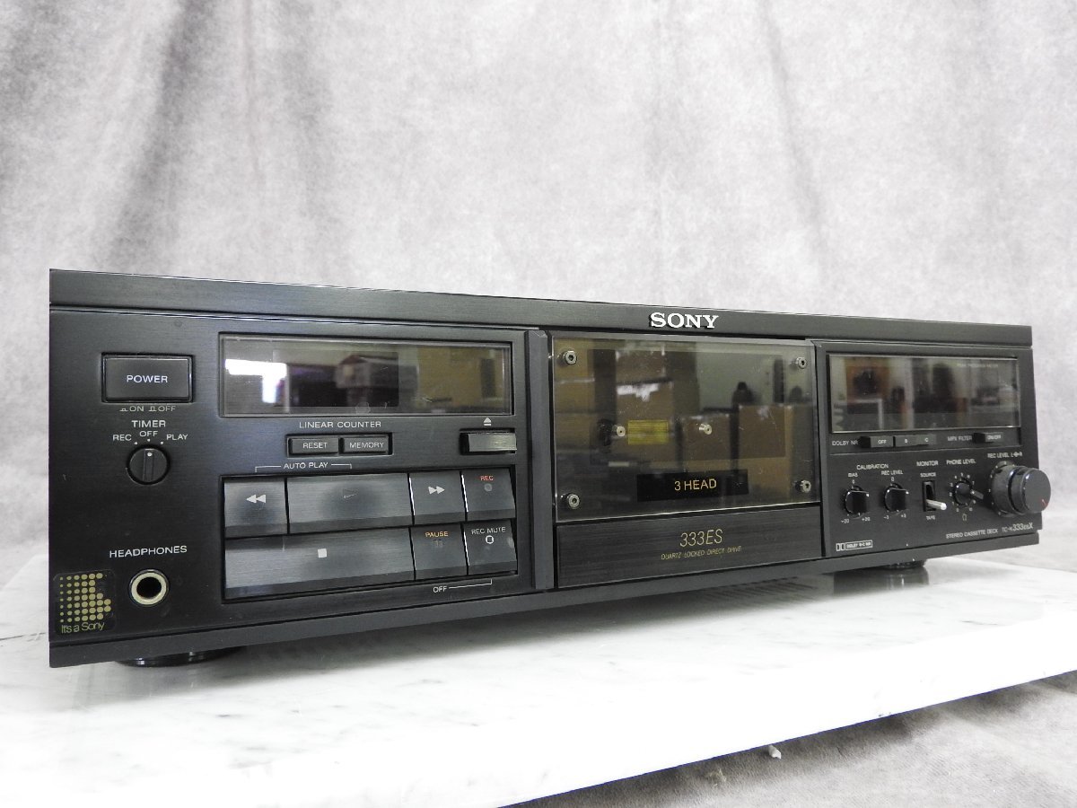 SONY TC-K333ES カセットデッキ Junk ☆ SONY ソニー TC-K333ESX カセットデッキ ☆ジャンク☆ SONY ソニー