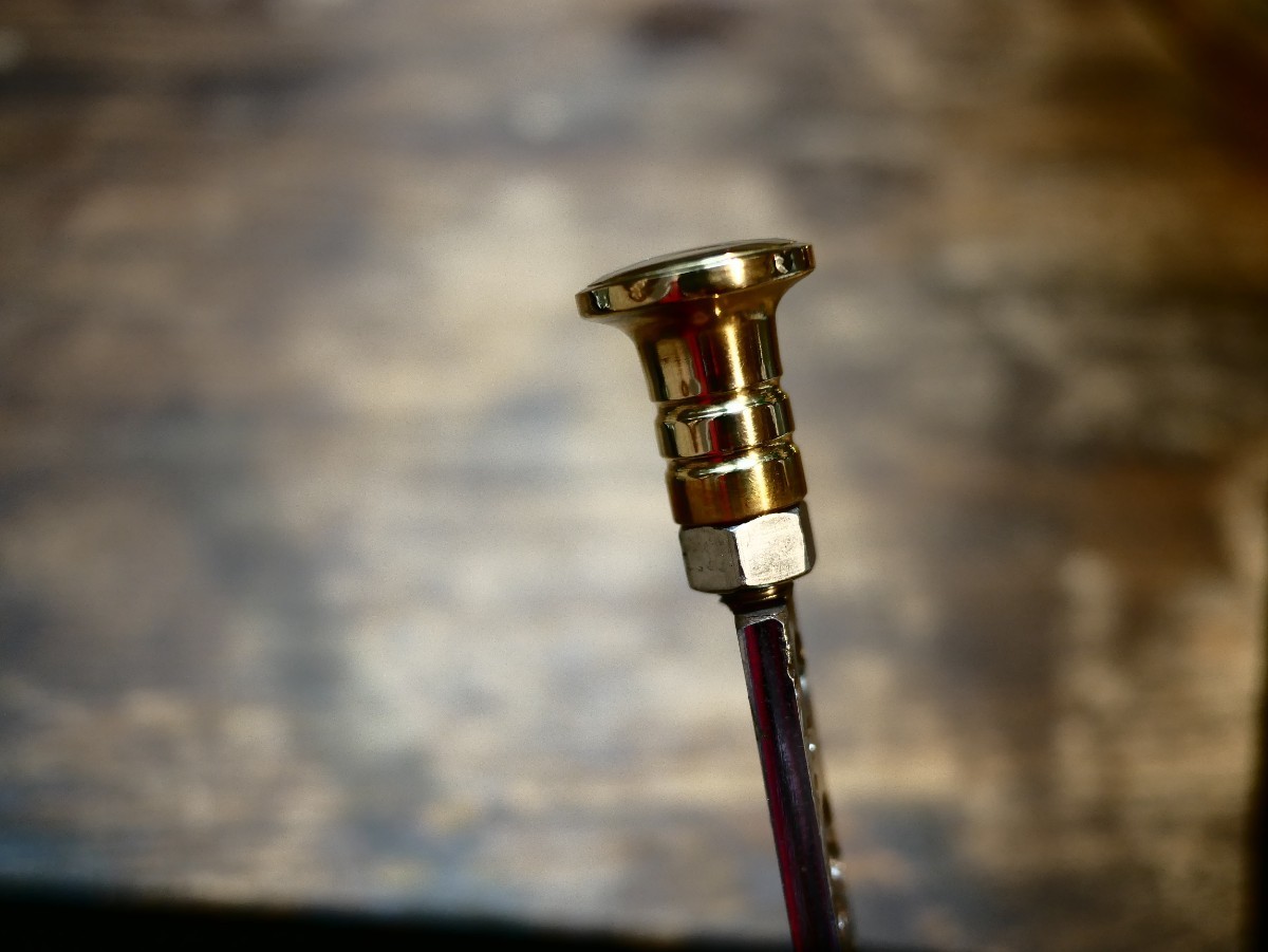 シフトノブ ハーレー 真鍮 ショベル BRASS パン ナックル フランケン 