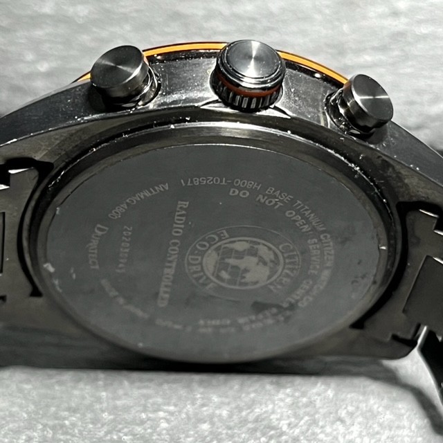 シチズン アテッサ CITIZEN ATTESA（アテッサ） エコ・ドライブ電波時計 CB1120-50G 超美品 CITIZEN ATTESA シチズン アテッサ アクトライン エコドライブ Eco-Drive ACT Line AT8185-62E 電波ソーラー 腕時計 ブラックチタン