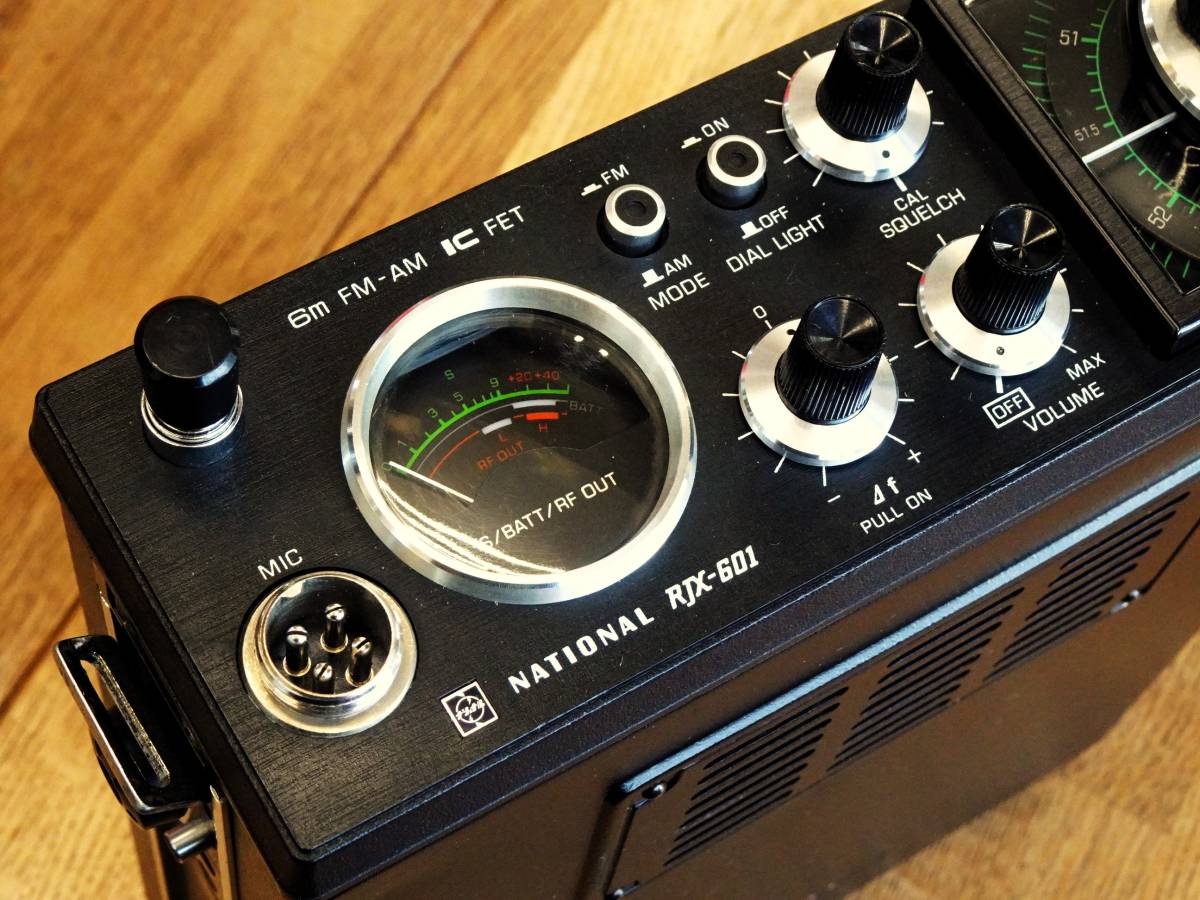 National RJX-601 50MHz ナショナル AM⁄FM ポータブル無線機