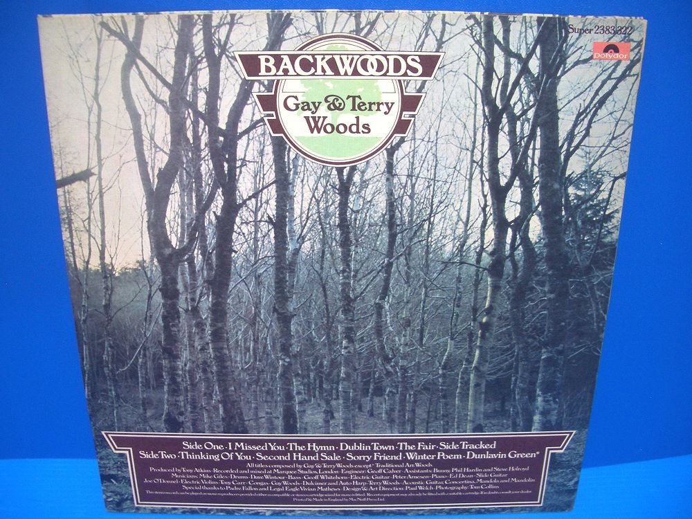 2026，新作 【LP】GAY & TERRY WOODS BACKWOODS UK70s女性VOフォーク