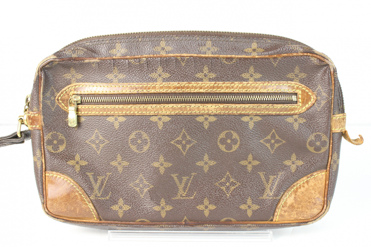 【え仙】LOUIS VUITTON ルイ・ヴィトン モノグラム マルリードラゴンヌ セカンドバッグ クラッチバッグ MCZ01LLL51