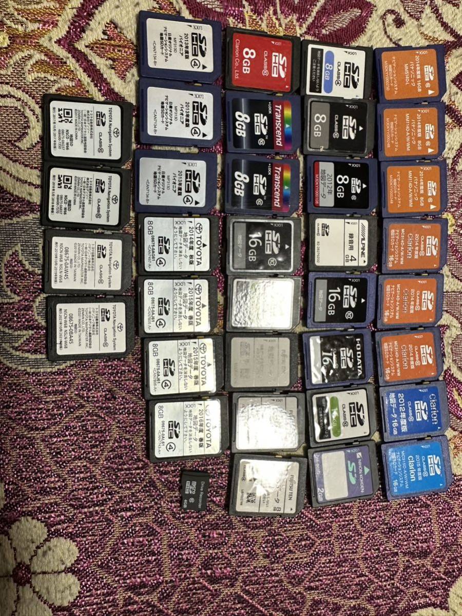 メモリーカード SD メモリースティック memory カード TOYOTA SD HC 2013 to 2021