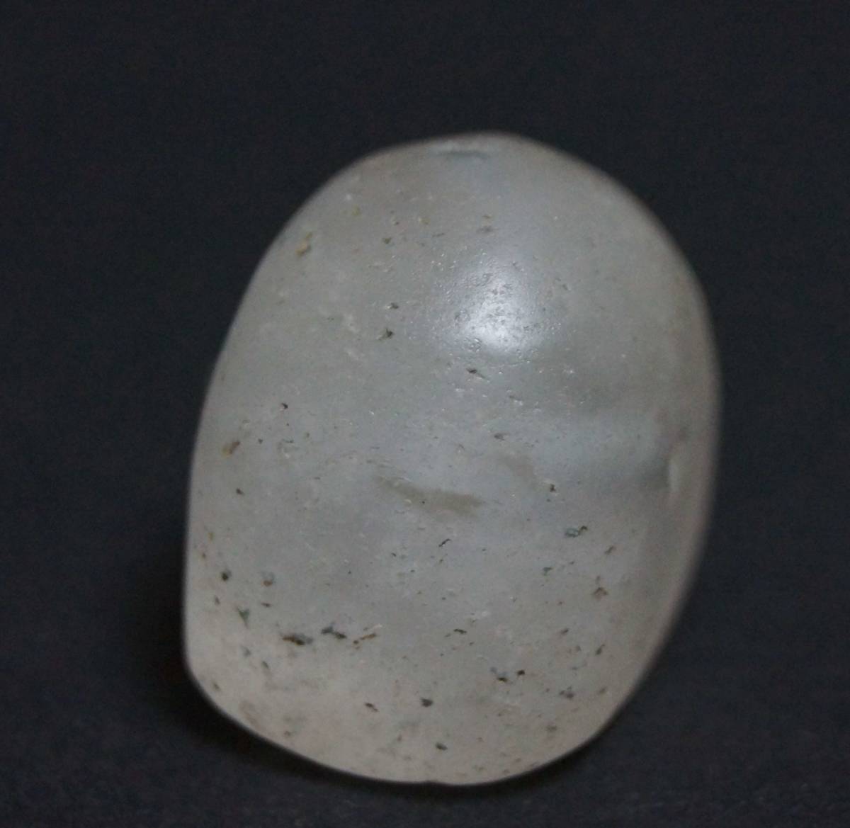 古代ギリシャ 石製 大玉印章『人物』ドーム型シール 印材 提げ物 装飾