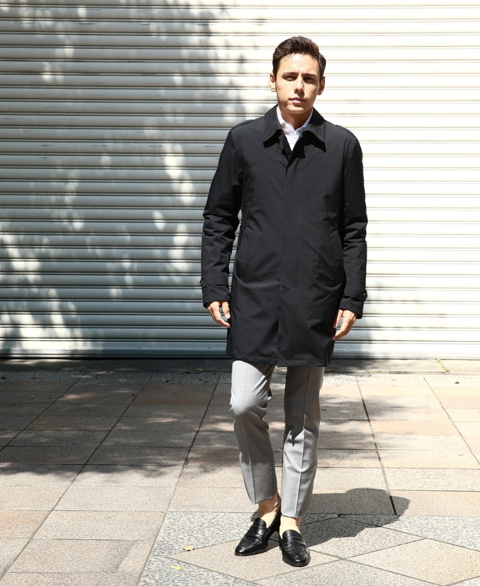 ヘルノ (HERNO) LAMINAR Belted coat (ラミナー ベルテッドコート) GORE-TEX (ゴアテックス) ステンカラー 大きいサイズ 52　ダウン