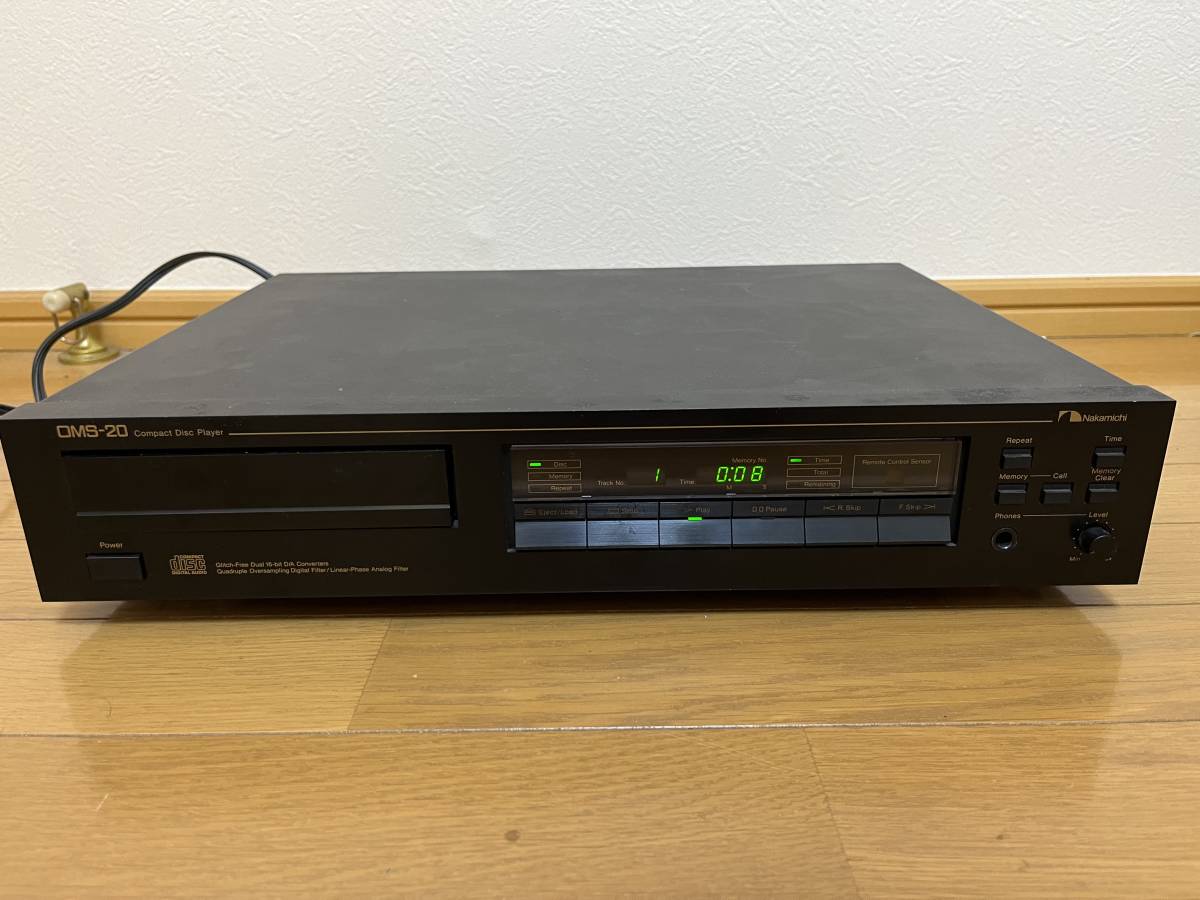 動作品】 Nakamichi OMS-20 CDプレーヤー 再生・音出し・トレイ開閉