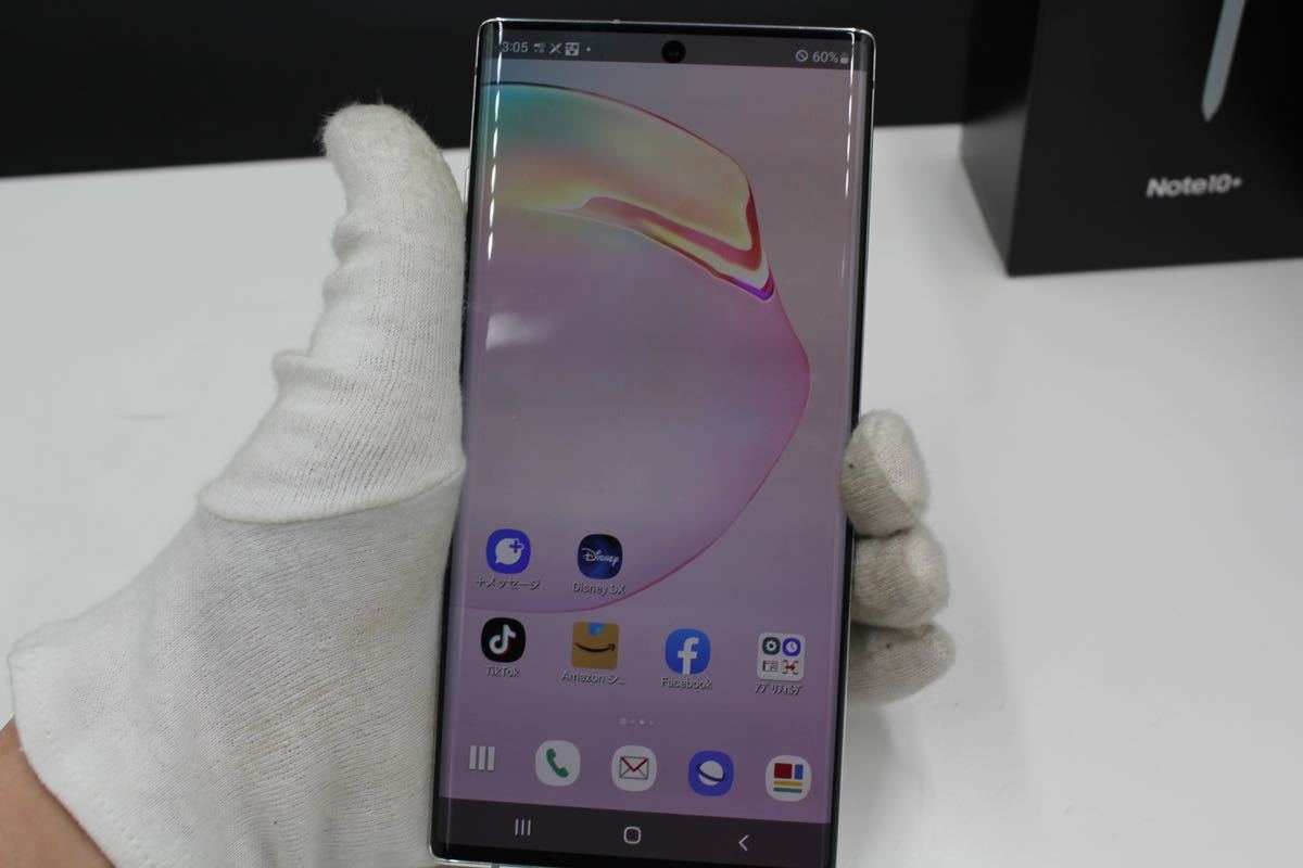 ♪ 美品 docomo SAMSUNG Galaxy Note10+ SC-01M オーラホワイト 256G 
