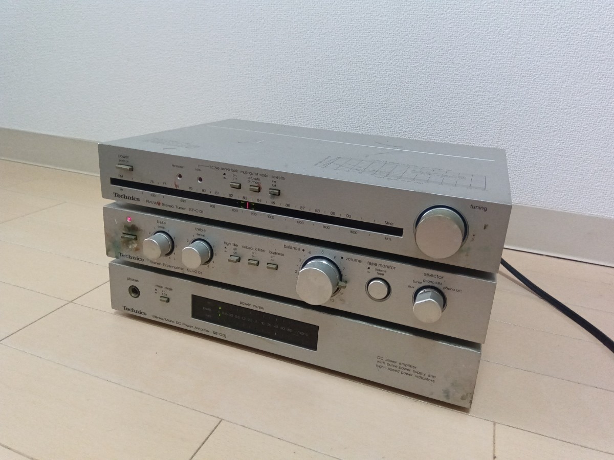 Technics SU-C01 SE-C01 FM 受信 Language) 【希少】Technics ST-C01