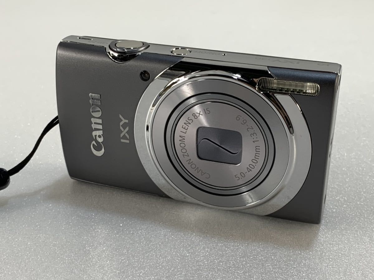 ★Canon キャノン IXY130 コンパクトデジタルカメラ グレー バッテリー 付 5.0-40.0㎜ 1:3.2-6.9 動作未確認 現状品 中古品 管理J248