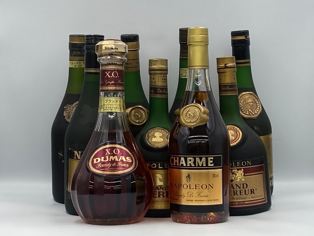 飲料・酒 ブランデー 古酒 まとめ売り REMY MARTIN等 未開栓 5本セット