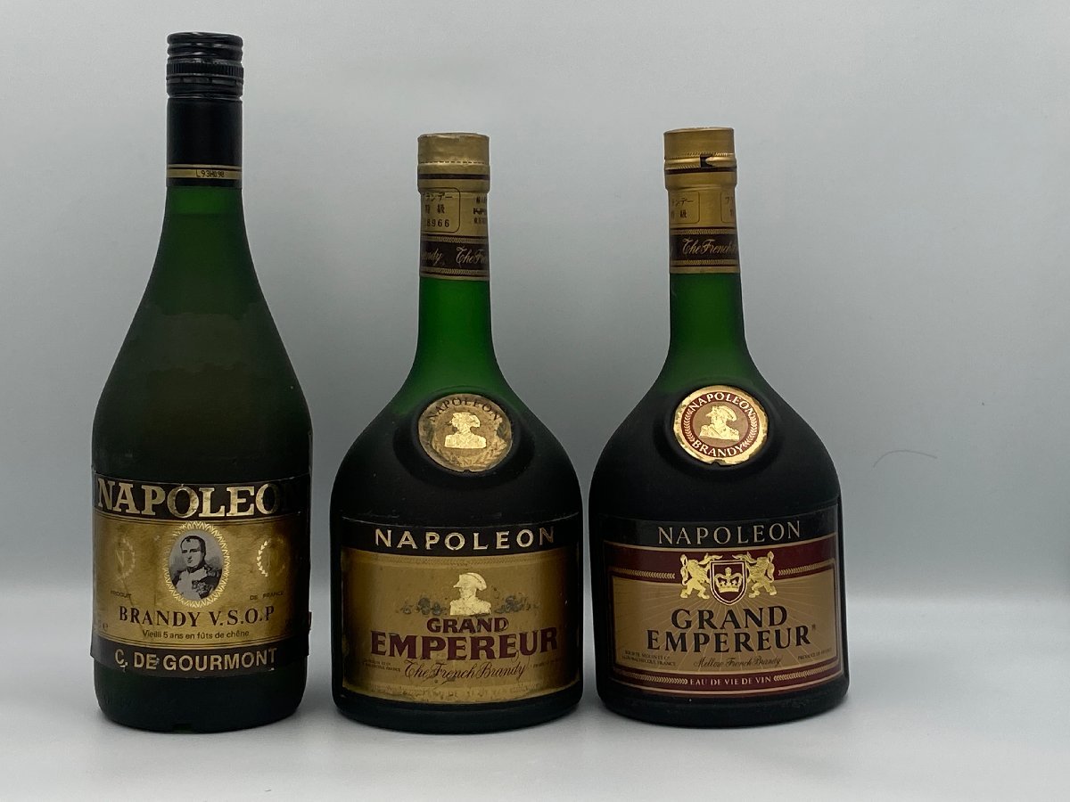 ナポレオン　レミーマルタン　ブランデー　まとめ売り 飲料・酒 ブランデー 古酒 まとめ売り REMY MARTIN等 未開栓 5本セット
