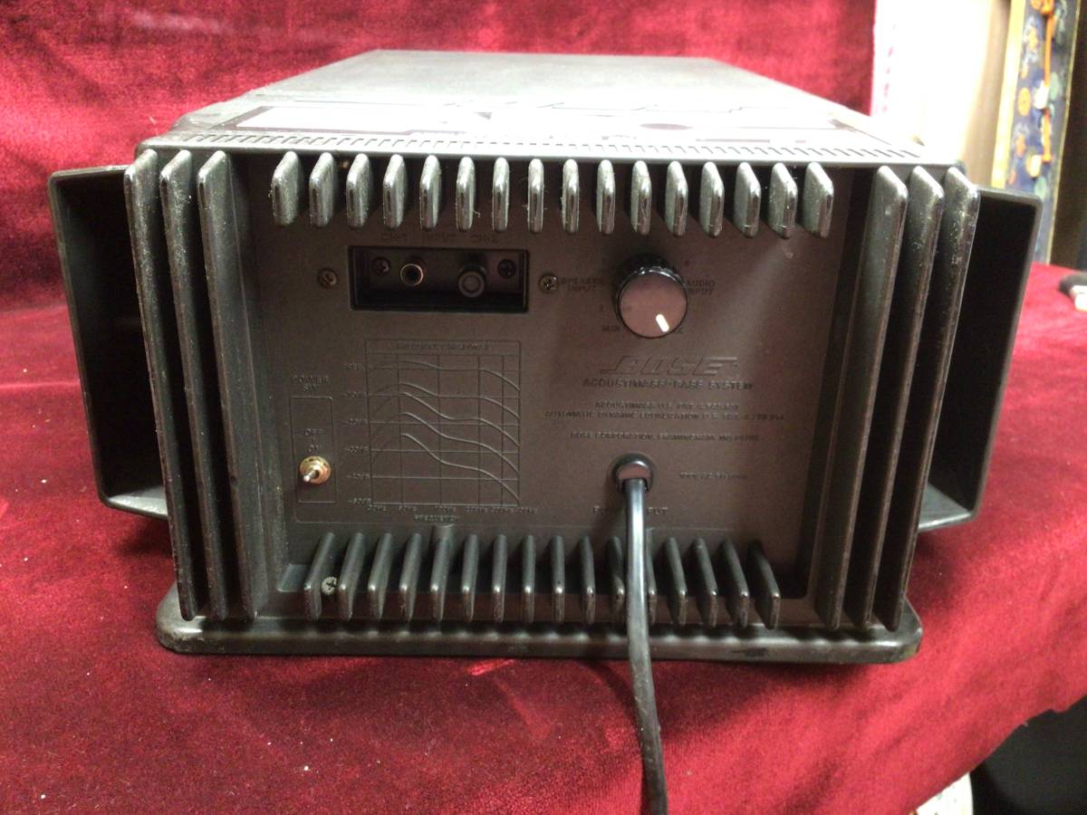 BOSE ABC ACOUSTIMASS BASS CHARGER サブウーファー | CONTRALINEA.NET