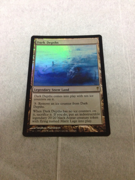 foil　暗黒/Darkness　2枚 MTG/暗黒の深部/(CSP英)foil (吸血鬼の呪詛術士foil2枚付き) ・ 【公式