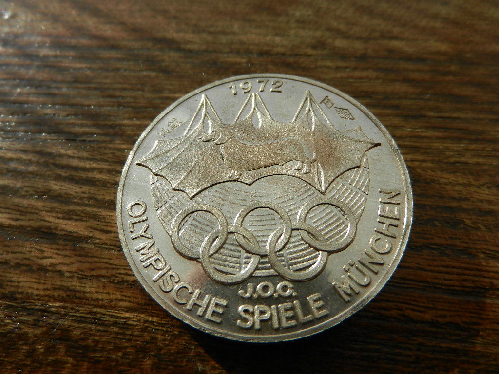 ミュンヘンオリンピック メダル 純銀 岡本太郎 TARO 1972年 OLYMPISCHE