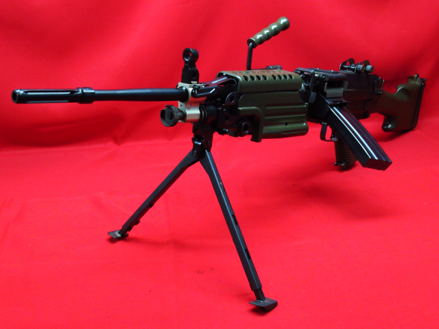 TOP トップ HERSTAL M249 MINIMI ミニミ 5.56mm エアソフトガン 
