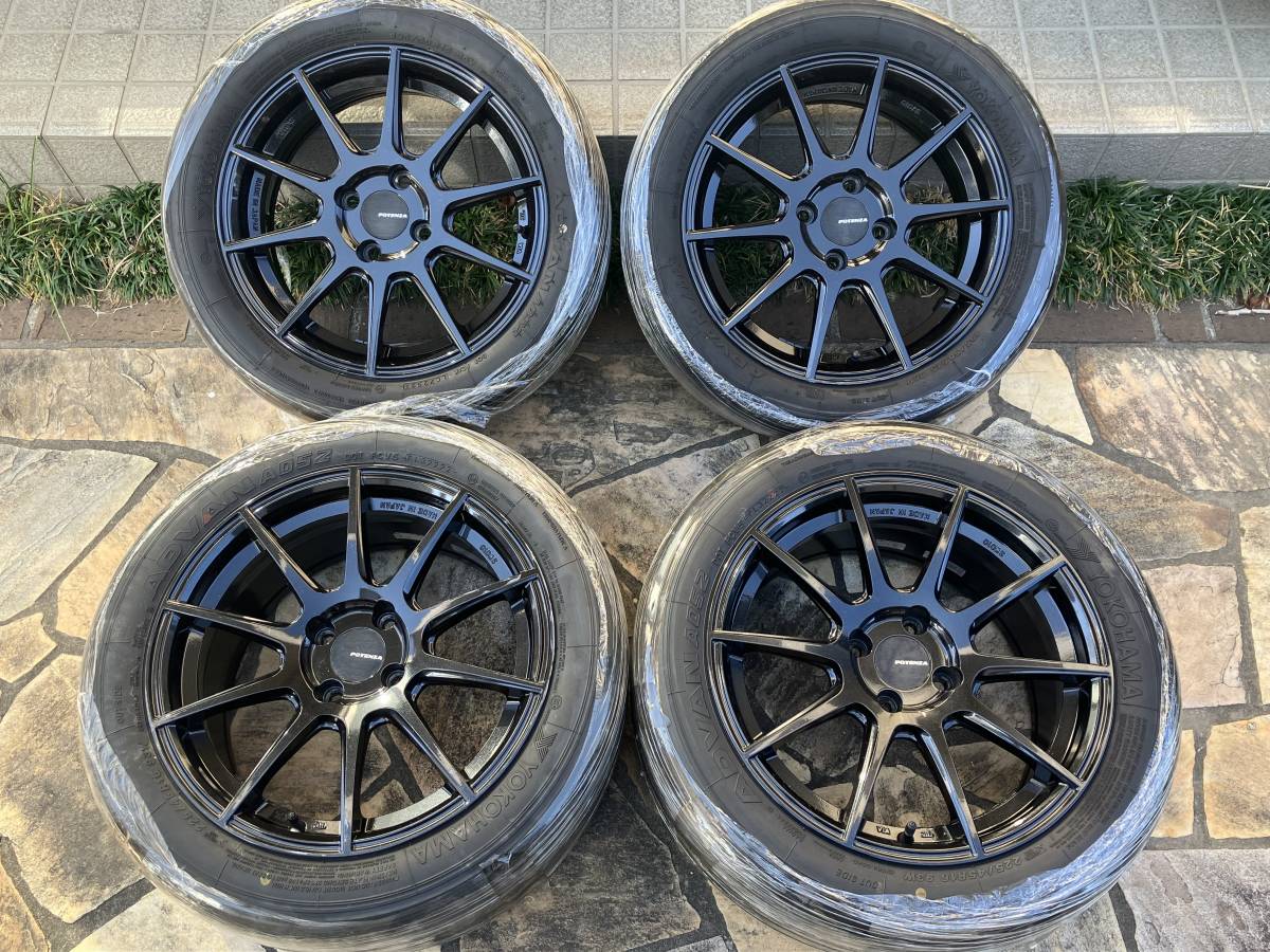 POTENZA SW010 16×8J+40 15×6J+38 PCD100 4穴 4H 4本セット 16インチ