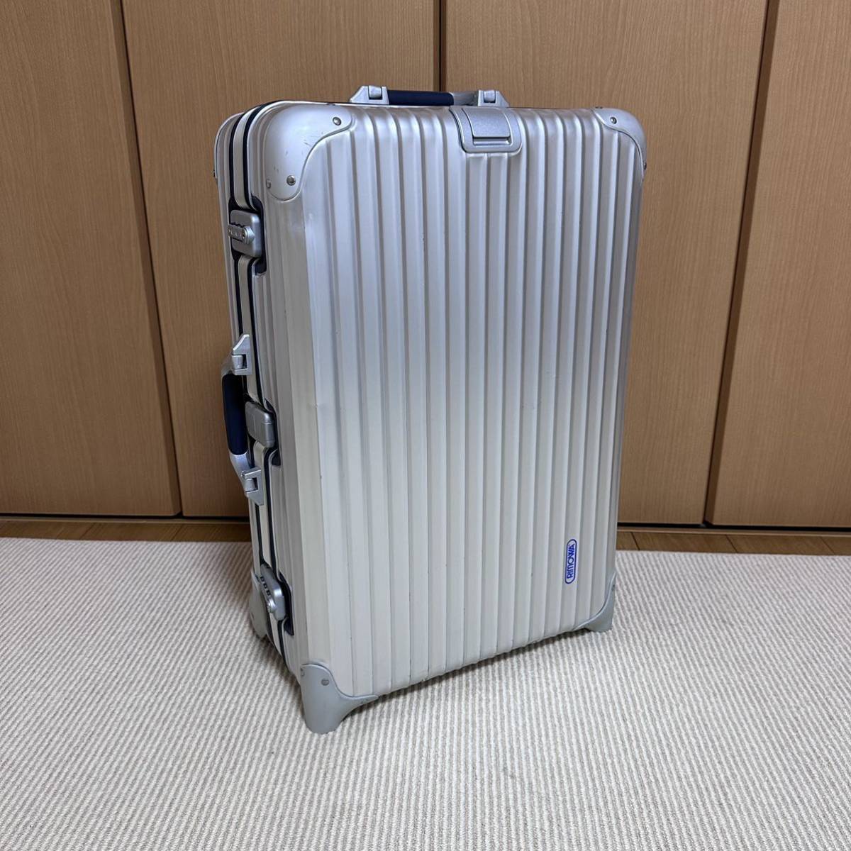 RIMOWA （希少モデル・廃盤品） 青ロゴ トパーズ シルバーインテグラル