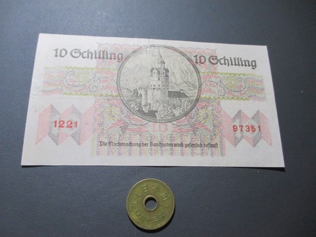 美品+ オーストリア 1946年 10シリング P-122 | eBay 0 Banknote * 稀