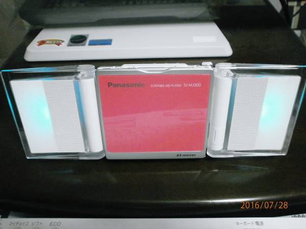 ジャンク】 ポータブルMD Panasonic SJ-MJ500-W MDLP 対応 Yahoo