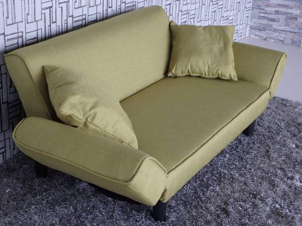 送料無料 ソファーベット 1013 グリーン