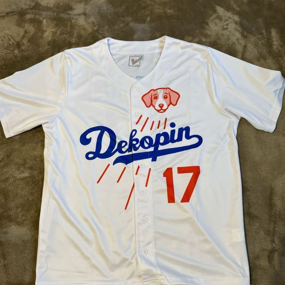 非売品 XLサイズ 大谷翔平 ドジャース風 サインプリントデコピン 