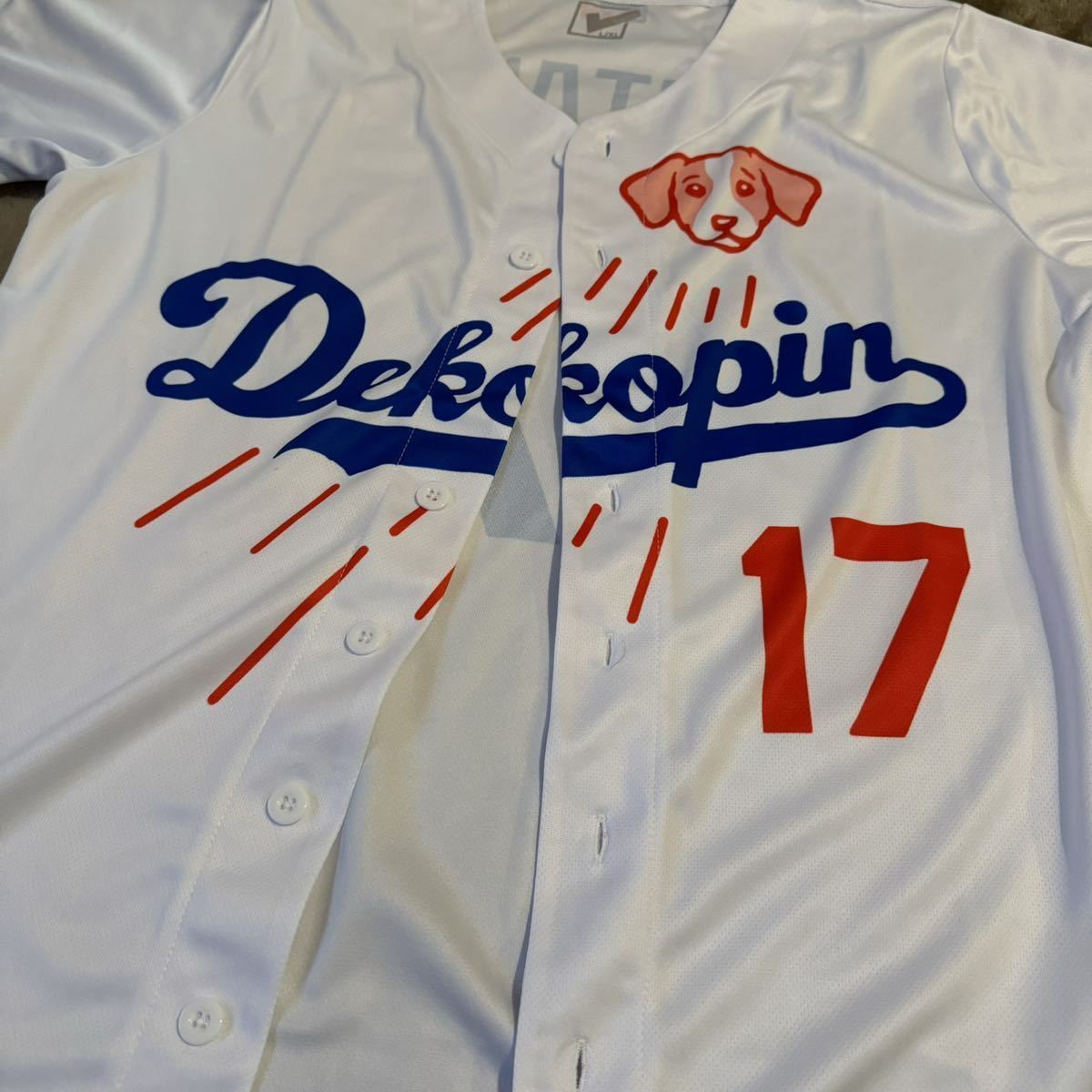 非売品 XLサイズ 大谷翔平 ドジャース風 サインプリントデコピン 
