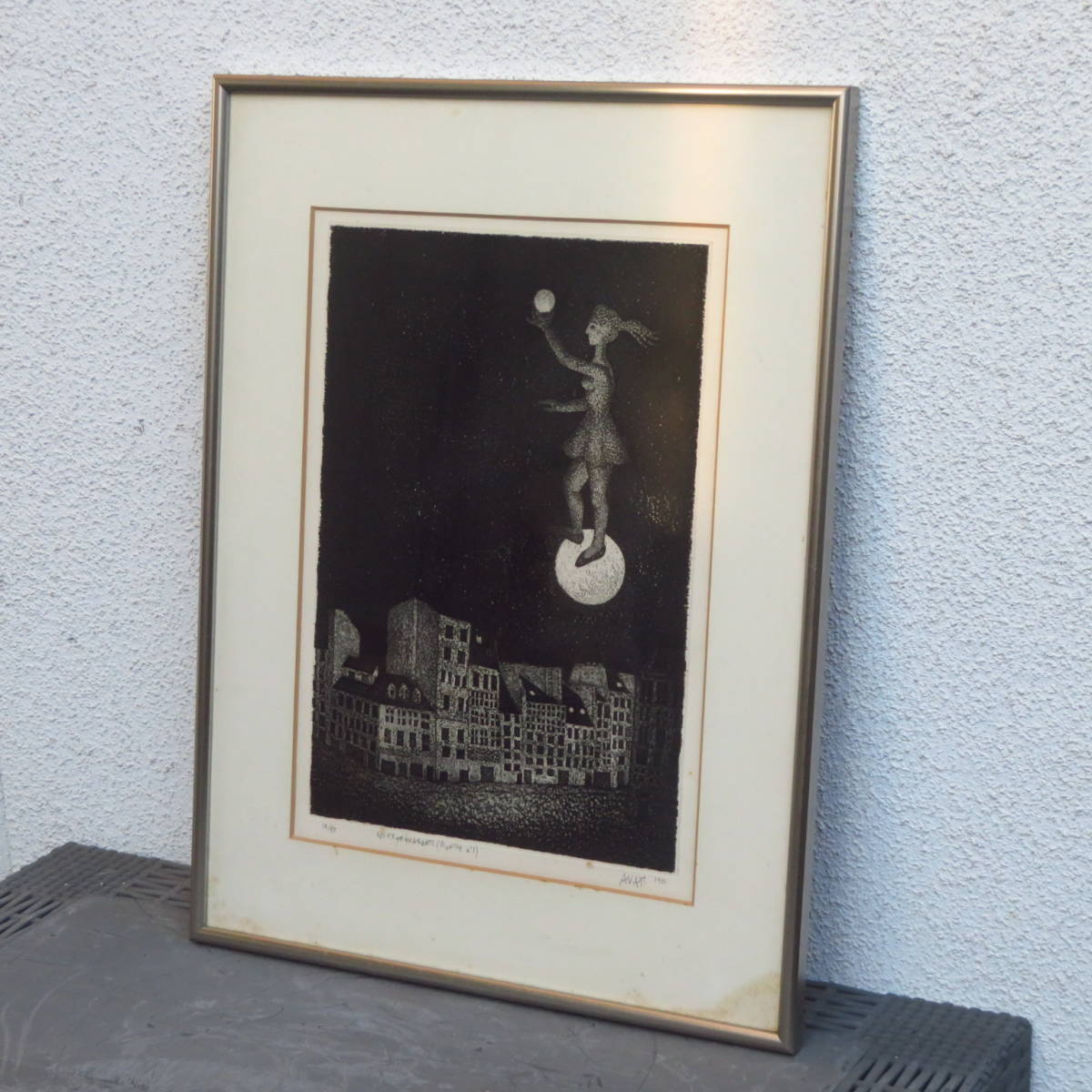 定番人気，HOT アート作品 とてつもない人々 1951年製作 /Mario Avati マリオ アバチ 限定50部 銅版画 絵画 骨董品 古美術品 横47&times;縦62(銅版画、エッチング)｜売買されたオークション情報、yahooの商品情報を 銅版画、エッチング